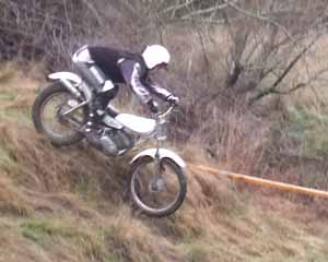 Horsford Downs Classic Trials Ian Kimpton. Yamaha TY175